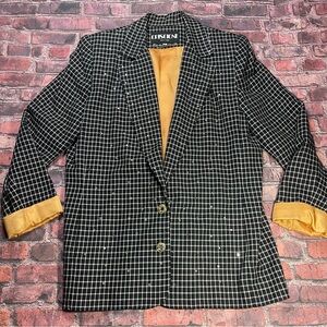 Rare Vintage Criscione New York Rhinestone Blazer Jacket - Women’s Sz M 90s 80s